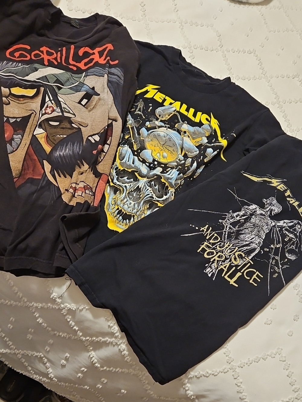 Band Tees Sz Small/medium